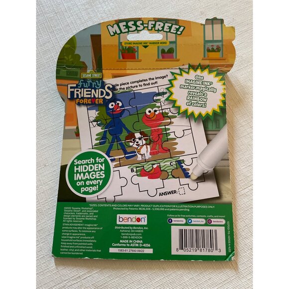 Sesame Street Imagine Ink Magic Ink Pictures Activity Book & Marker - Picture 2 of 11